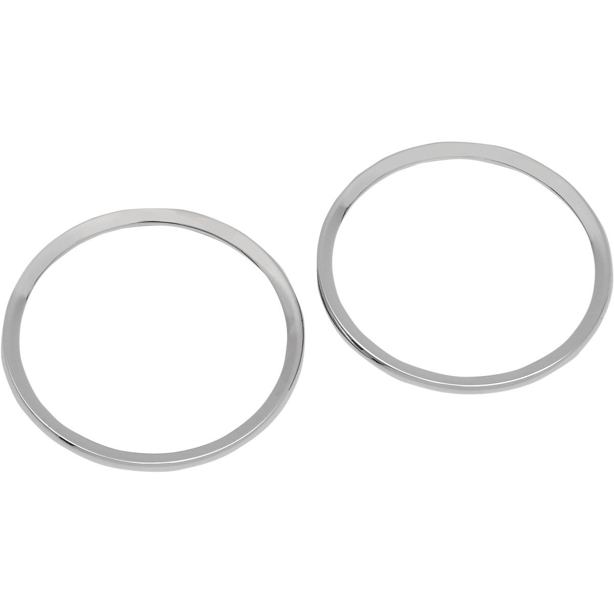 Drag Specialties Chrome Speaker Bezels