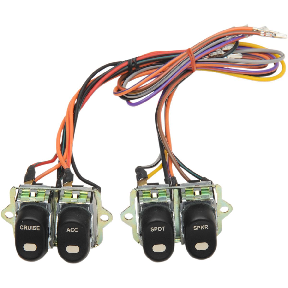 Drag Specialties Inner Fairing Cap Switch Kit Complete Kit
