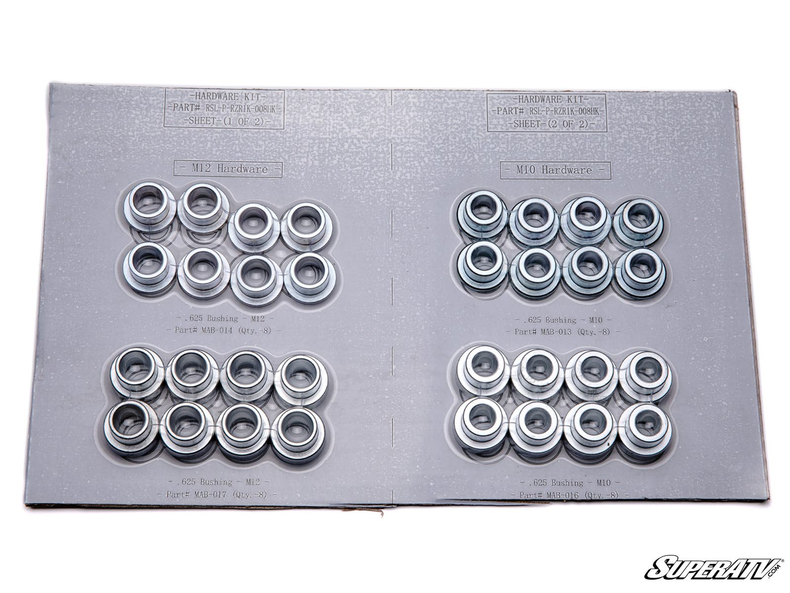 SuperATV Bushing Kit For SuperATV Billet Aluminum Radius Arms