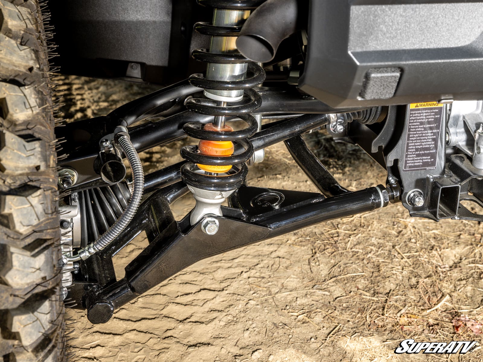 SuperATV Yamaha Wolverine X2 1000 High Clearance Lower Rear A-Arms