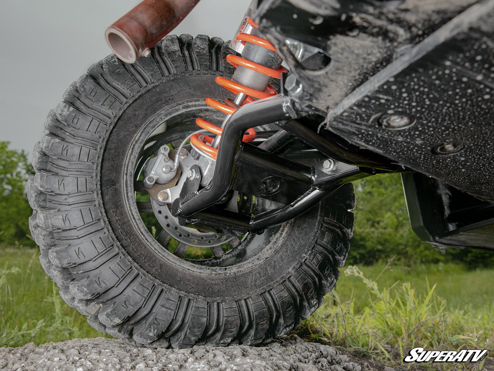 SuperATV Polaris General XP 1000 High Clearance 1.5" Rear Offset A-Arms