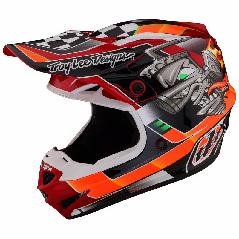 Troy Lee Designs Youth SE4 Polyacrylite Carb Helmet