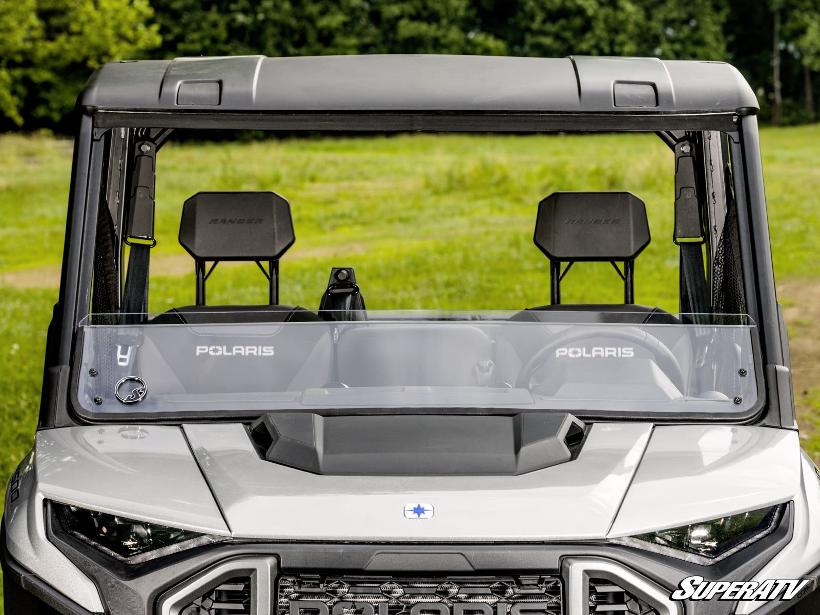 SuperATV Scratch Resistant Polycarbonate Half Front Windshield
