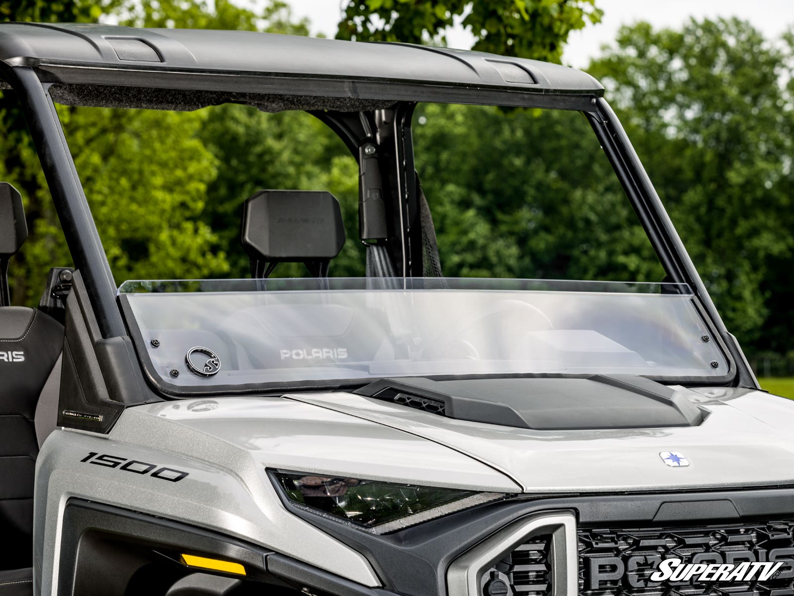 SuperATV Scratch Resistant Polycarbonate Half Front Windshield