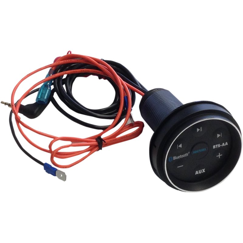Contrôleur de musique Bluetooth intégré au carénage Hogtunes