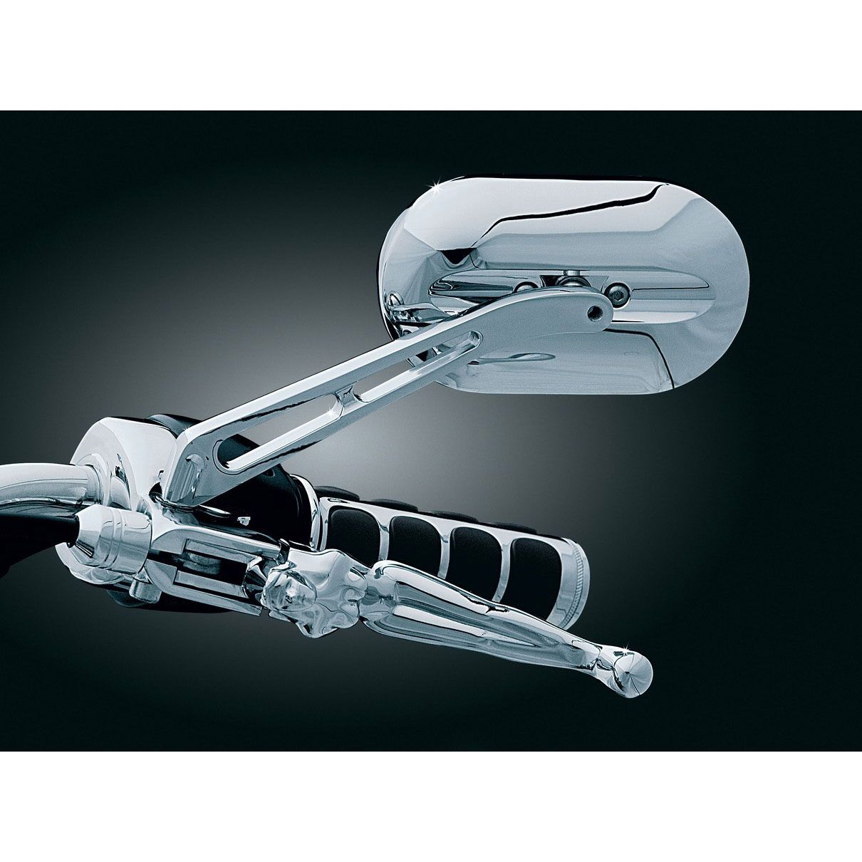 Kuryakyn Magnum Plus Mirrors with Large Head & Long Stem