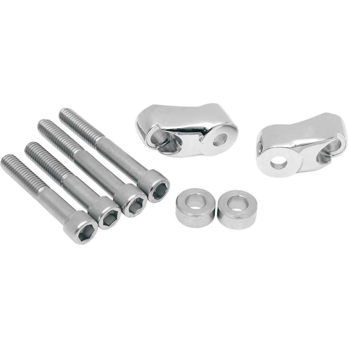Supports de clignotants courts Drag Specialties pour fourches 39 mm/49 mm