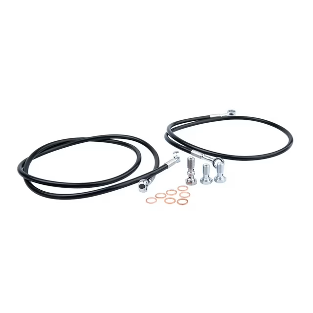 Tusk Front Steel Braided Brake Line