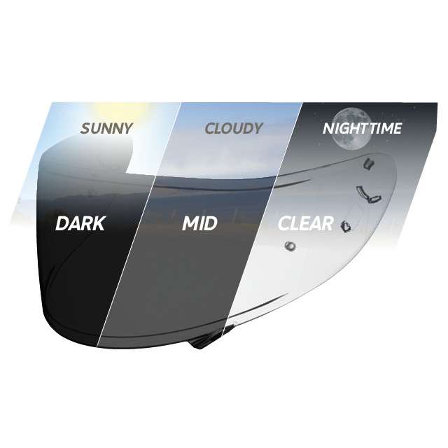 Shoei Single Lens Shield for CWR-1 Pinlock Motorcycle Helmet