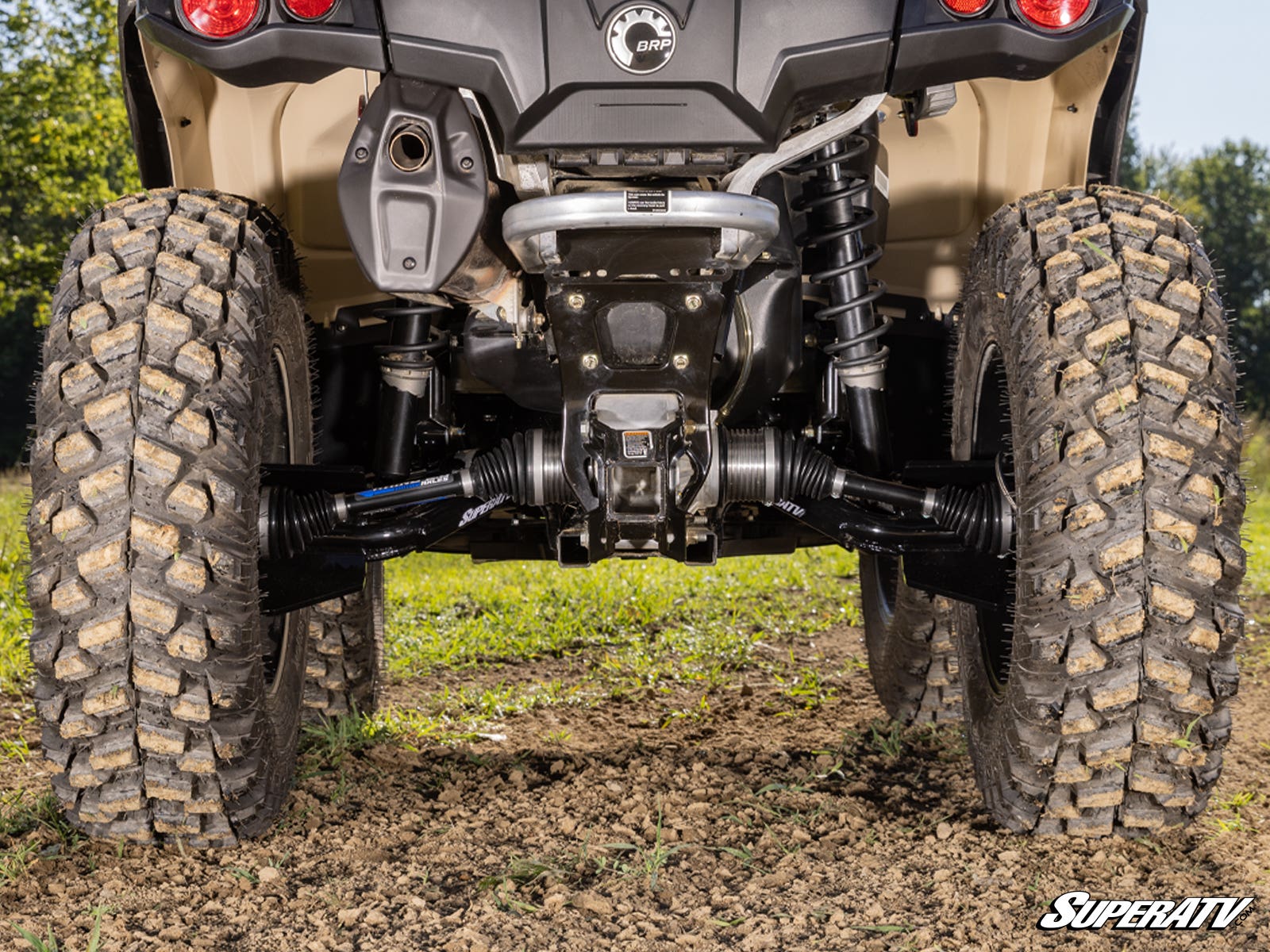 SuperATV Can-Am Outlander/Renegade High Clearance 2" Rear Offset Trailing Arms
