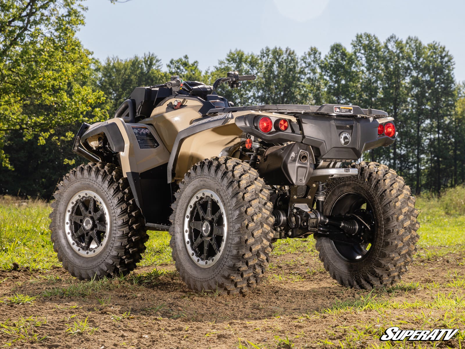 SuperATV Can-Am Outlander/Renegade High Clearance 2" Rear Offset Trailing Arms