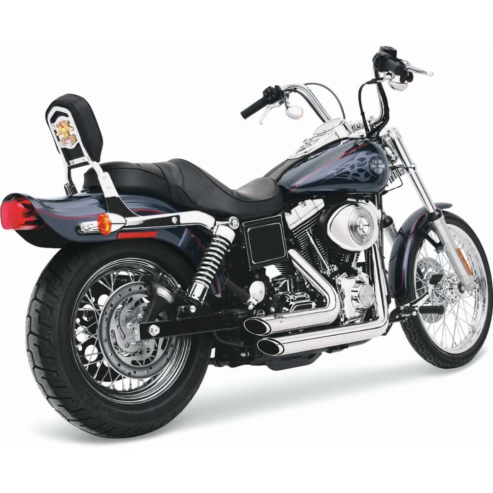 Échappement décalé Shortshots de Vance &amp; Hines pour Harley Davidson