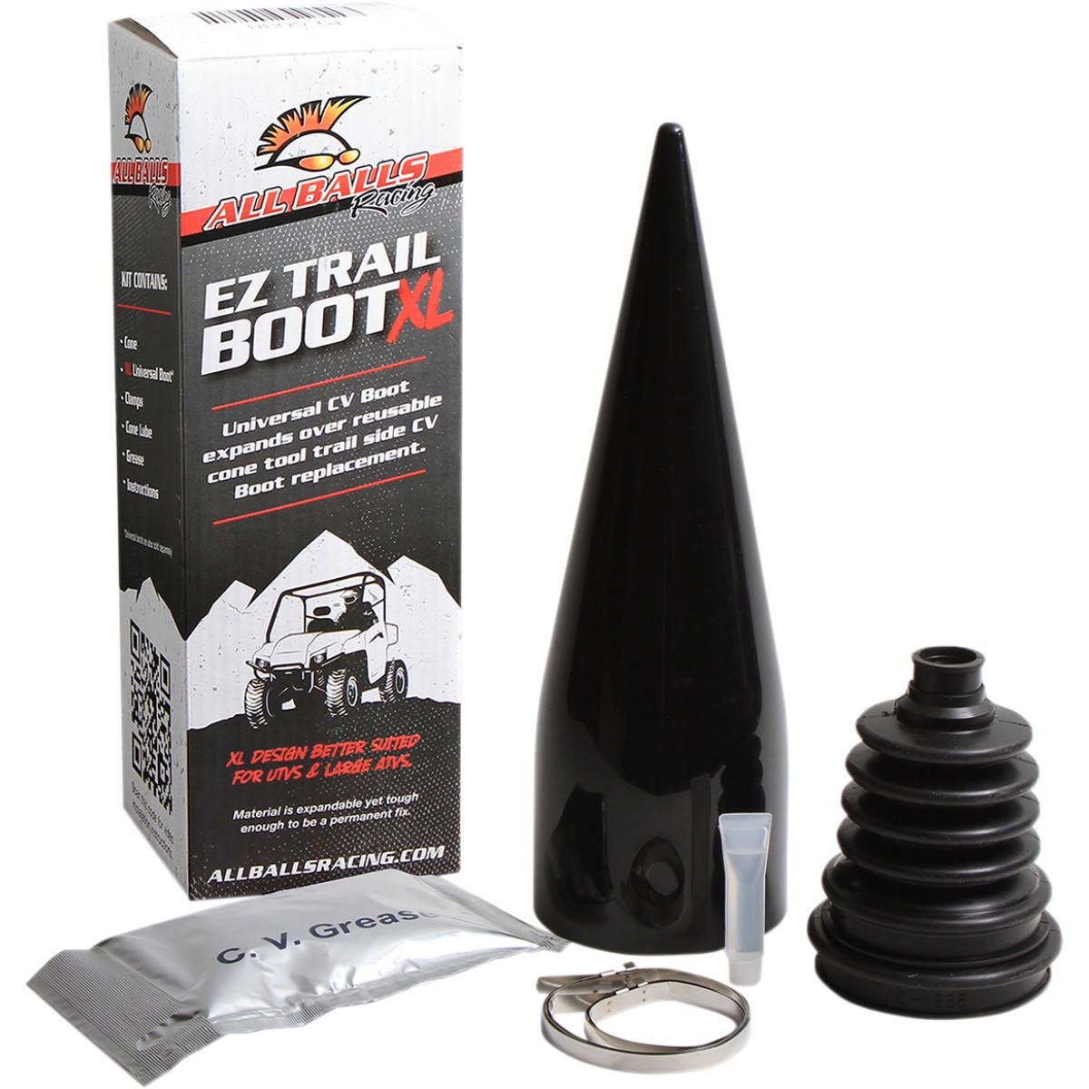 All Balls Universal EZ Trail CV Boot Kit XL
