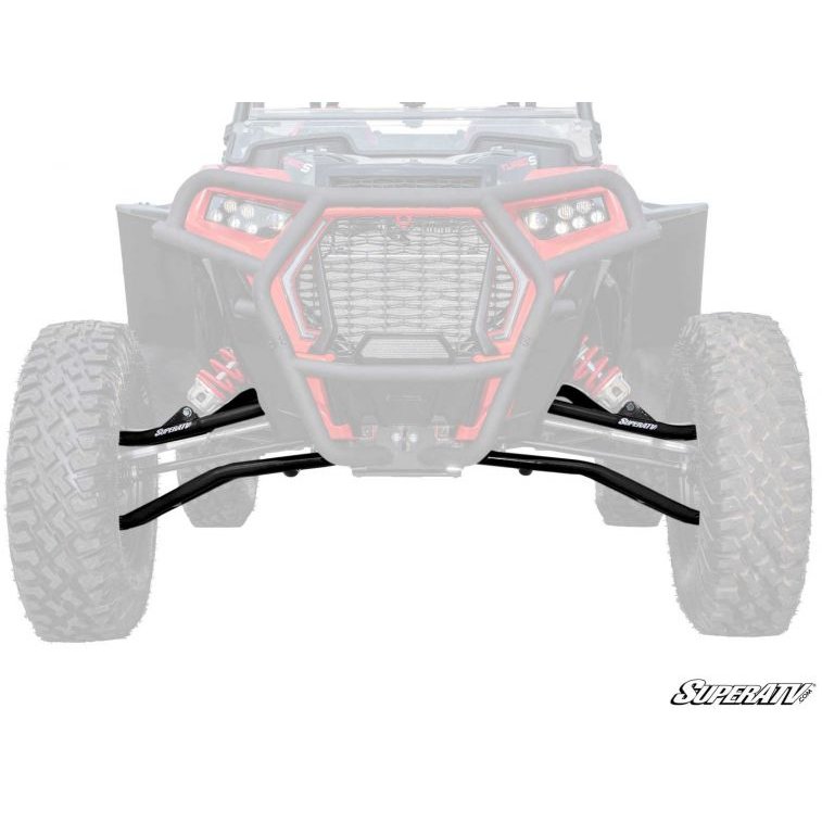Bras triangulaires tubulaires avant à garde au sol élevée pour SuperATV Polaris RZR XP Turbo S
