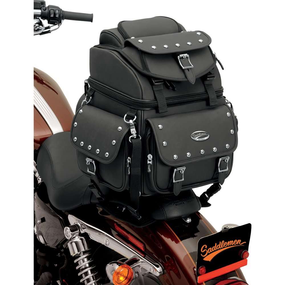 Sacoche de siège arrière/sissy bar pour moto Saddlemen BR1800EX/EXS