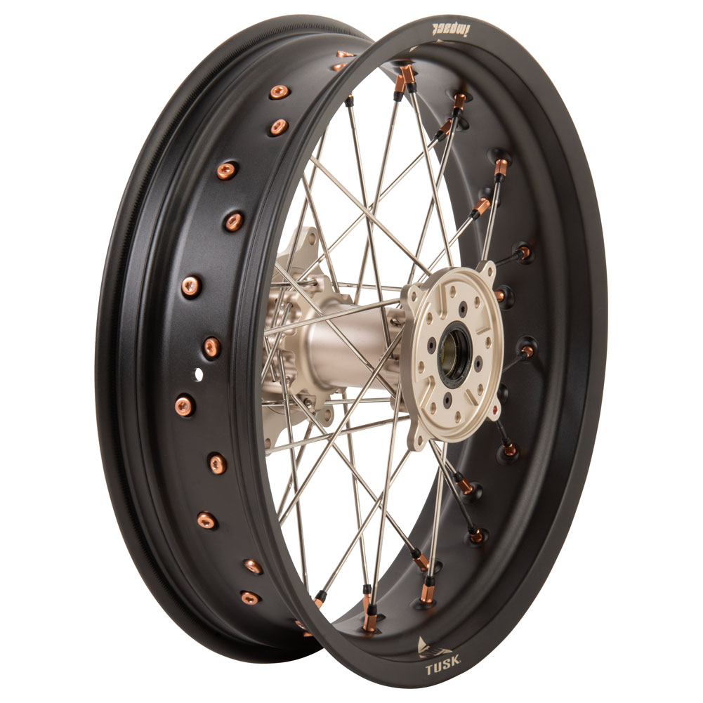 Tusk Impact Supermoto Complete Rear Wheel