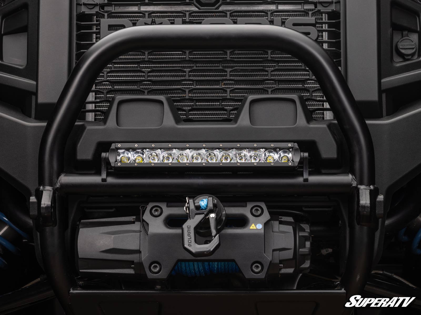 SuperATV Polaris Xpedition 12" Light Bar Mount with 12" LED Single Row Light Bar