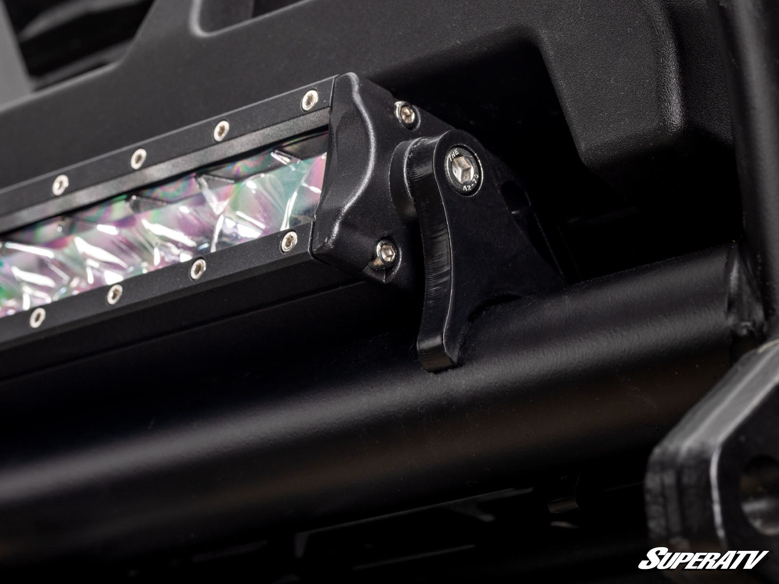 SuperATV Polaris Xpedition 12" Light Bar Mount with 12" LED Single Row Light Bar