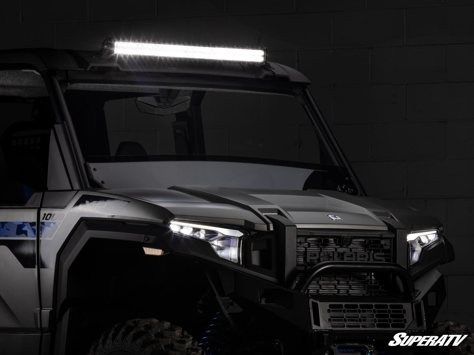 SuperATV Polaris Xpedition 30" Light Bar Roof Mount with 30" Straight Double Row Light Bar