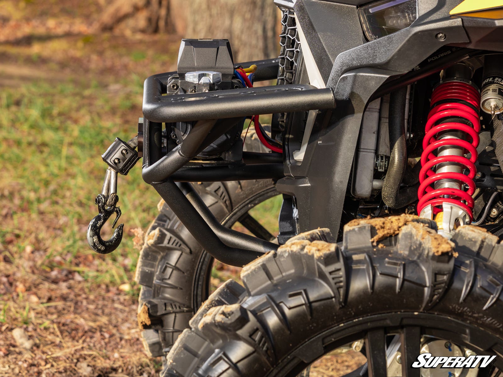 SuperATV Winch-Ready Bounty Front Bumper with 6000lbs Winch