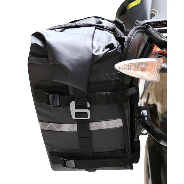 Nelson Rigg Deluxe Adventure Dry Saddlebags Black Royal Distributing