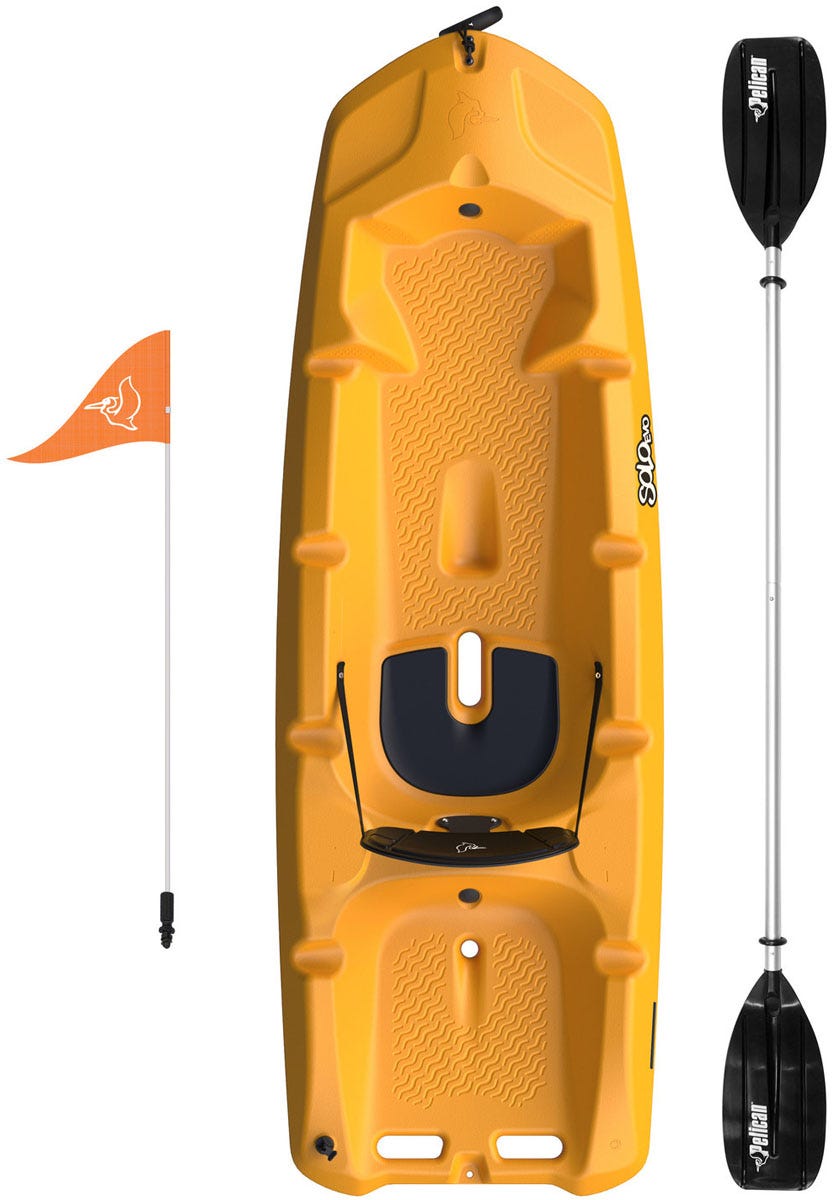 Pelican Youth SOLO EVO DLX Kayak with Paddle