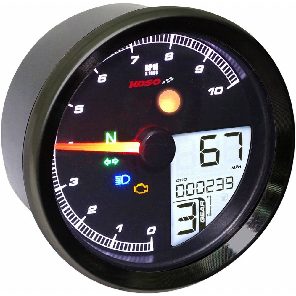 Compteur multifonction pour moto Koso TNT-04