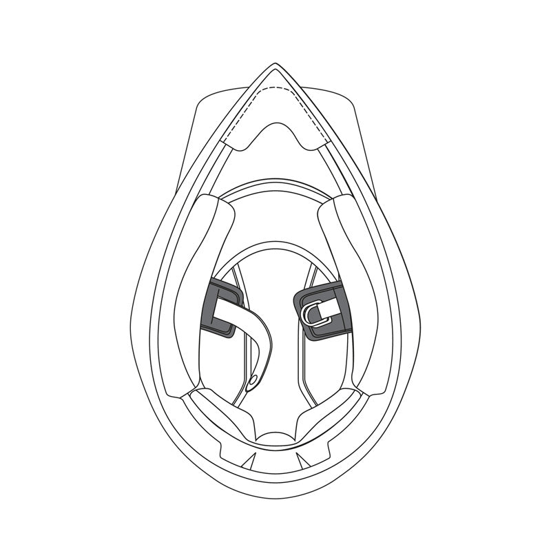 AGV AX-9 Helmet Chin Strap Pads