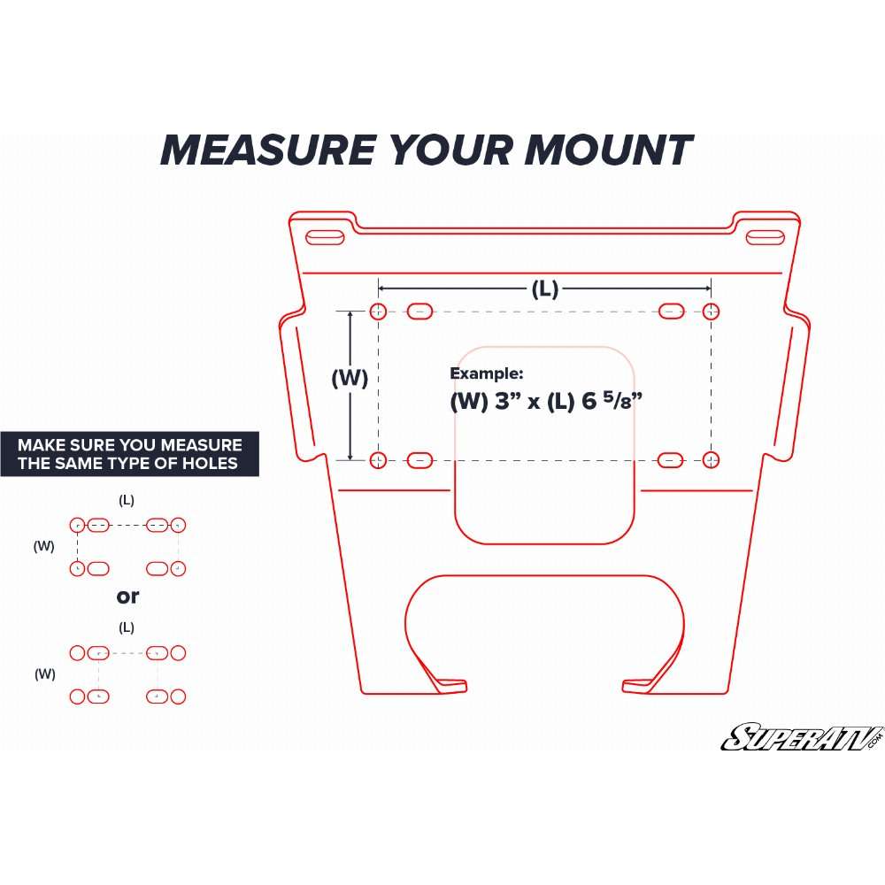 SuperATV Winch Mounting Plate