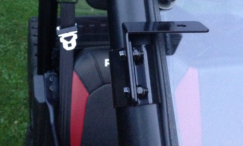 Extreme Metal Products Light Bracket For Polaris Ranger Profit Cages