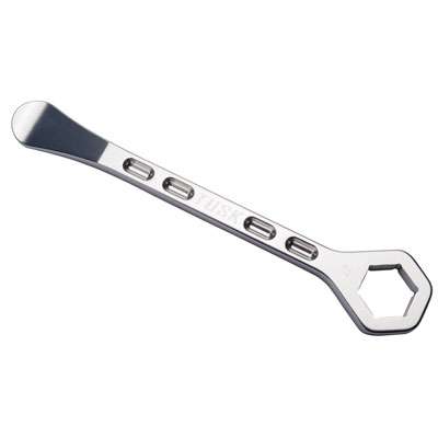 Démonte-pneu en aluminium Tusk avec clé à essieu