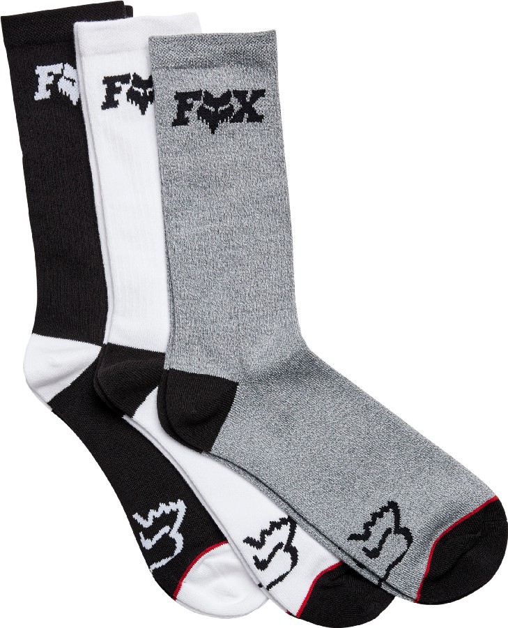 Fox Racing Fox Head X Crew Sock 3 Pack