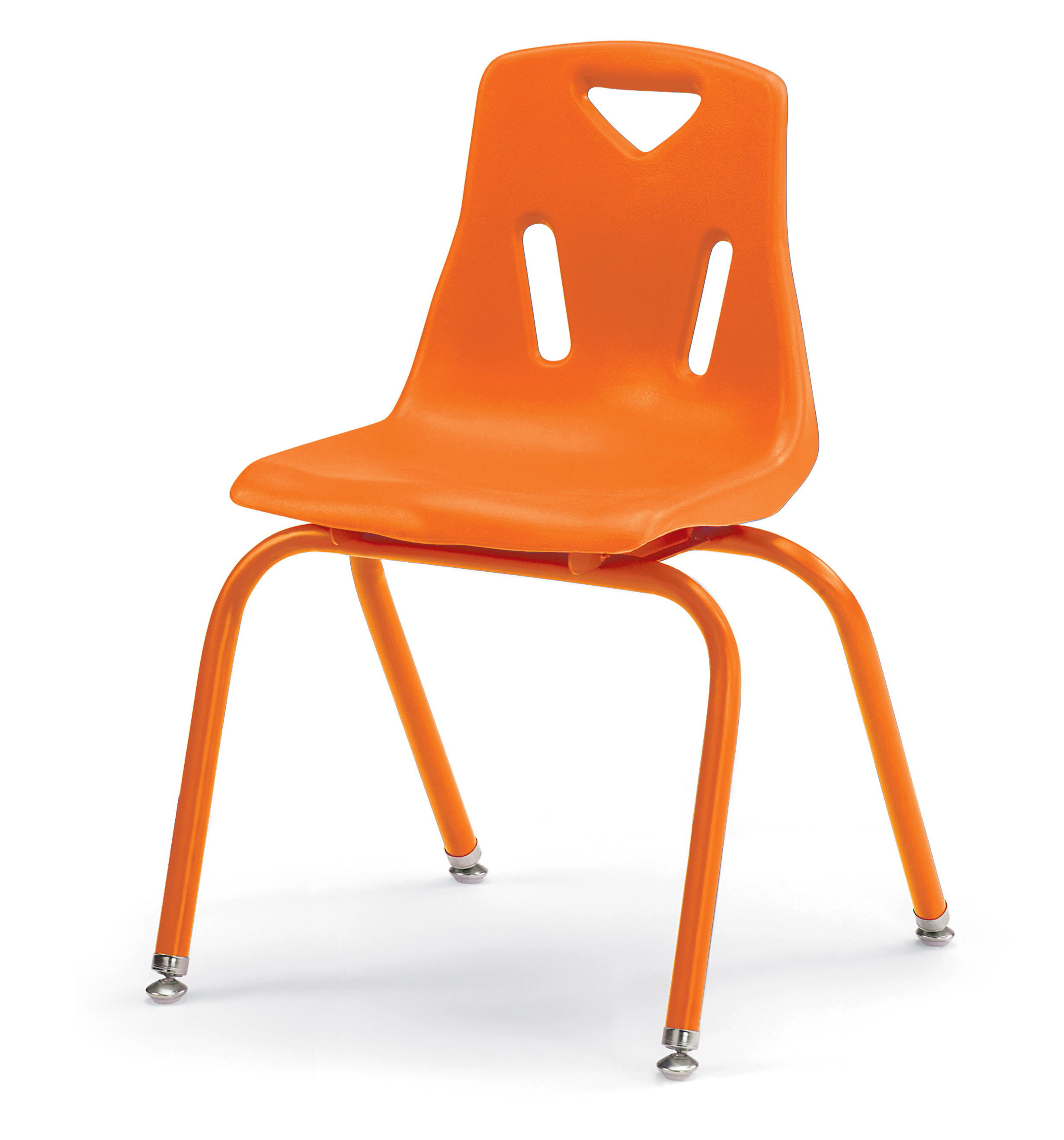 Jonti-Craft Berries Plastic Chairs with Chrome-Plated Legs