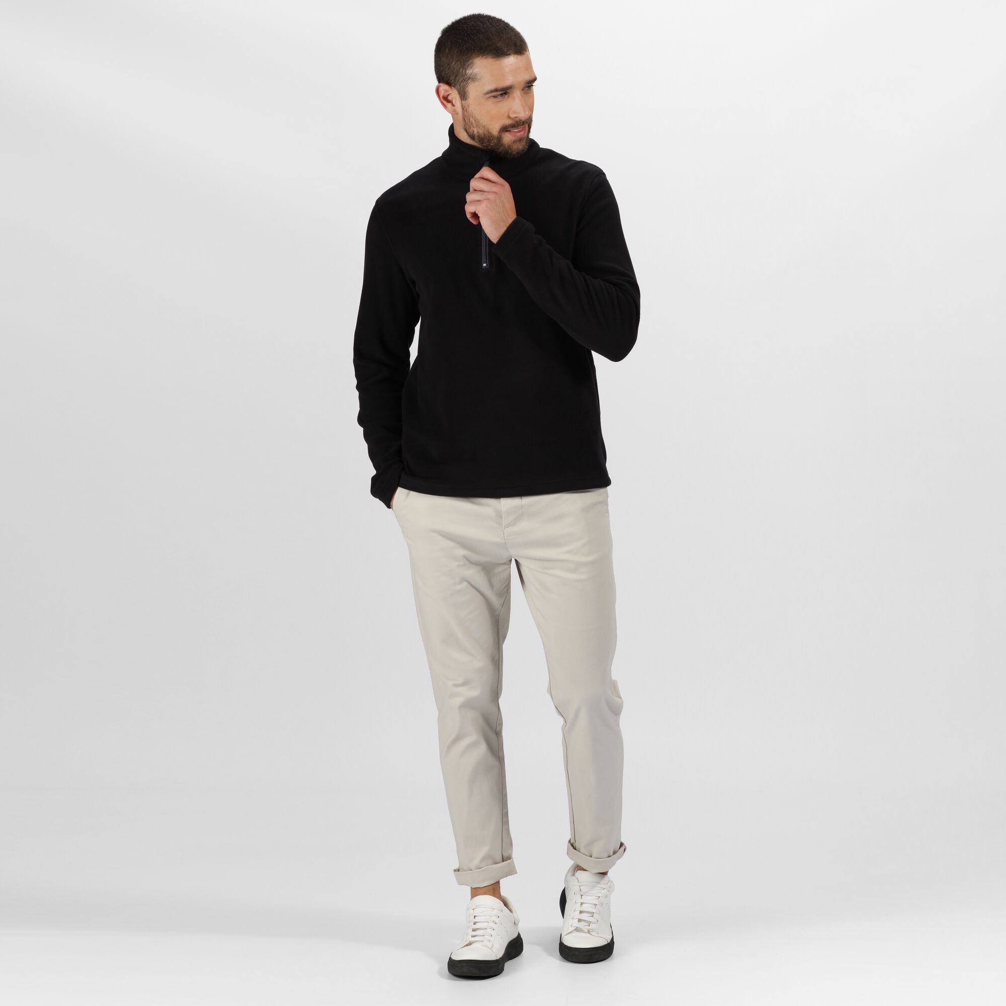 HONESTLY MADE RECYCLED MICRO HALF ZIP FLEECE - Regatta