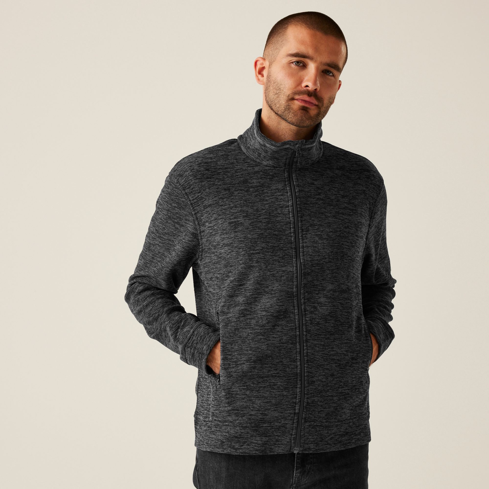 THORNLY FULL ZIP MARL FLEECE - Regatta Professional