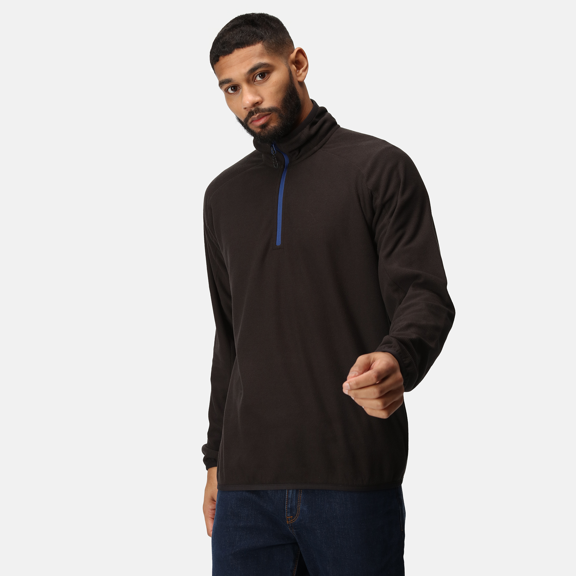 Lightweight half zip discount fleece