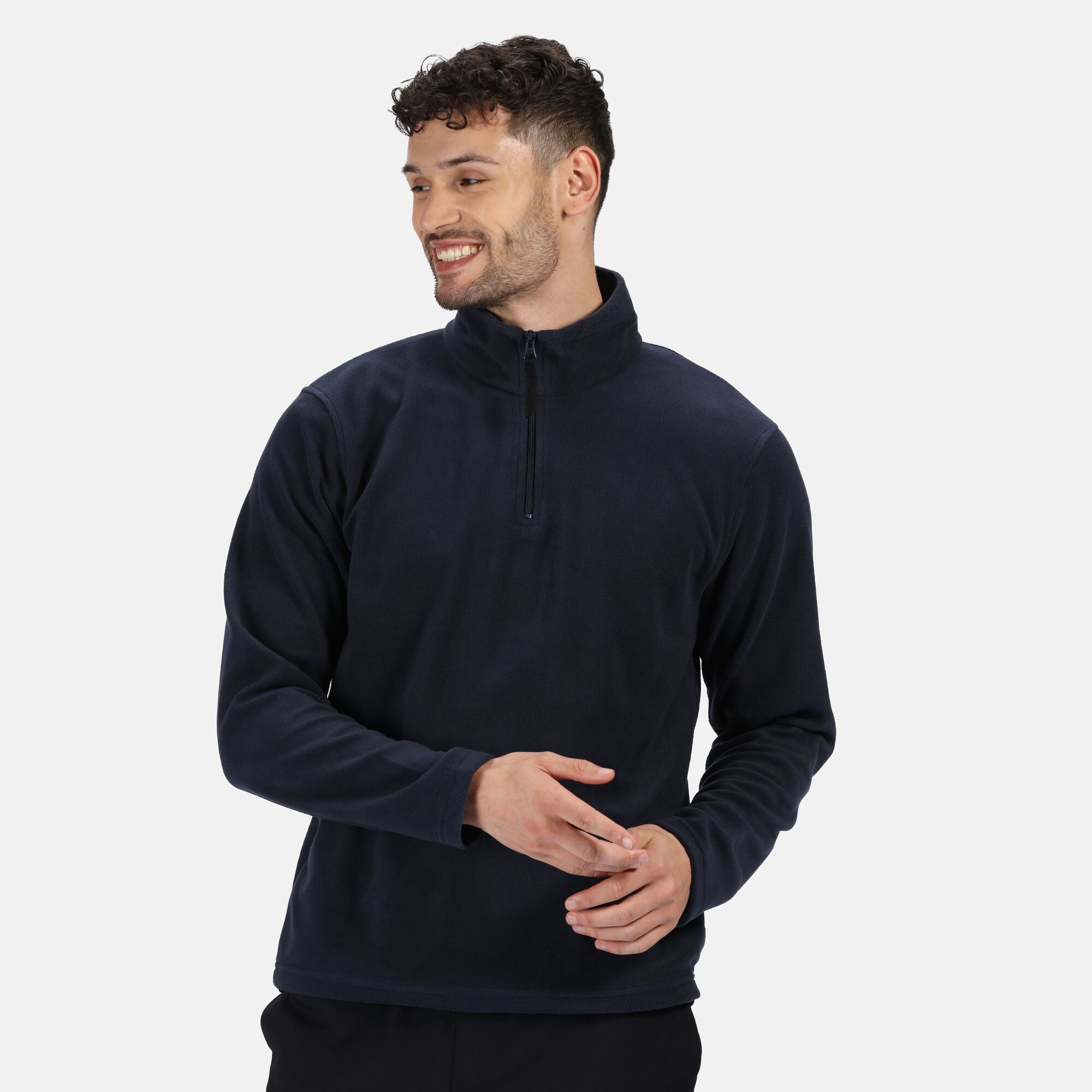 Zip neck fleece on sale