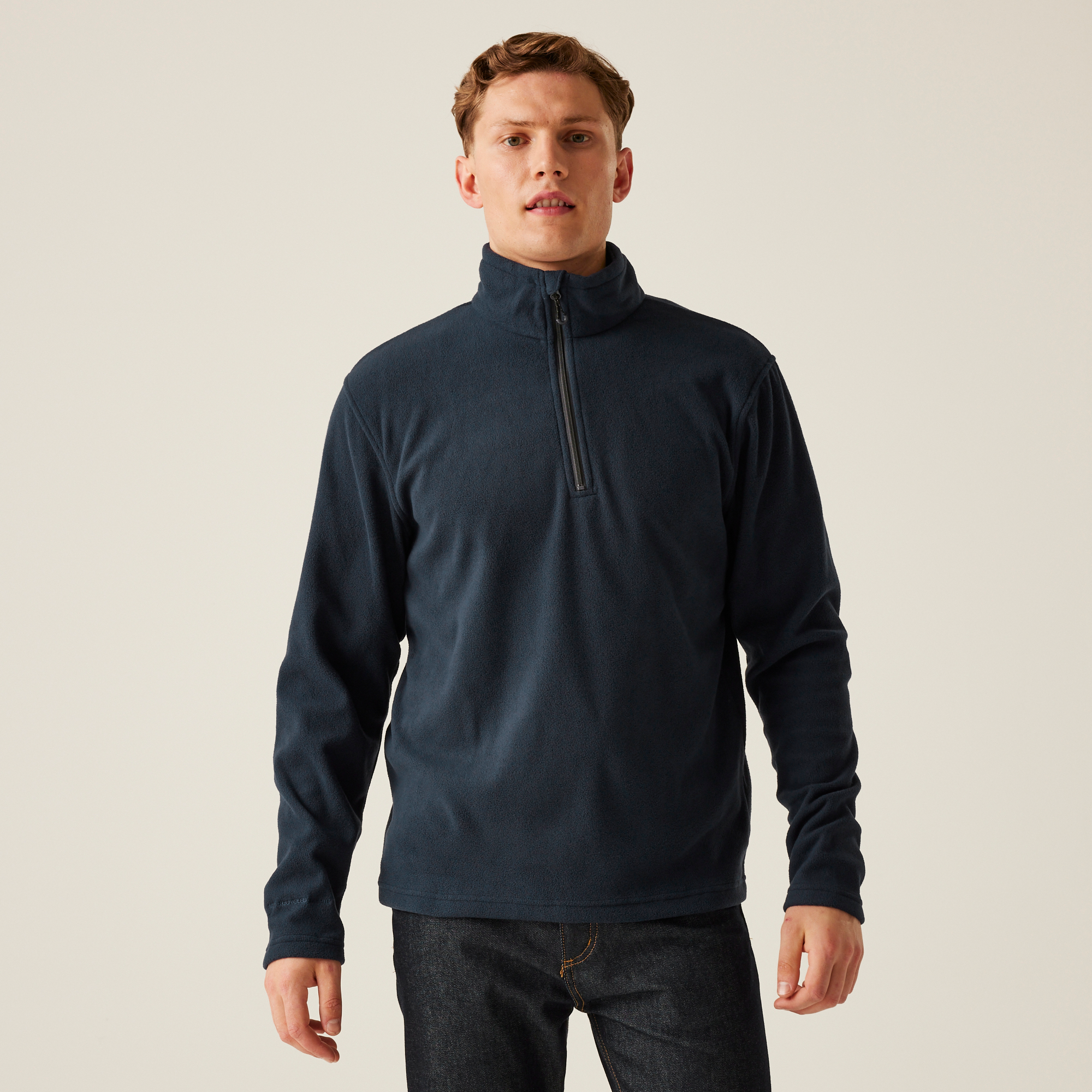 RECYCLE MICRO FLEECE HALF ZIP JACKET | OVY