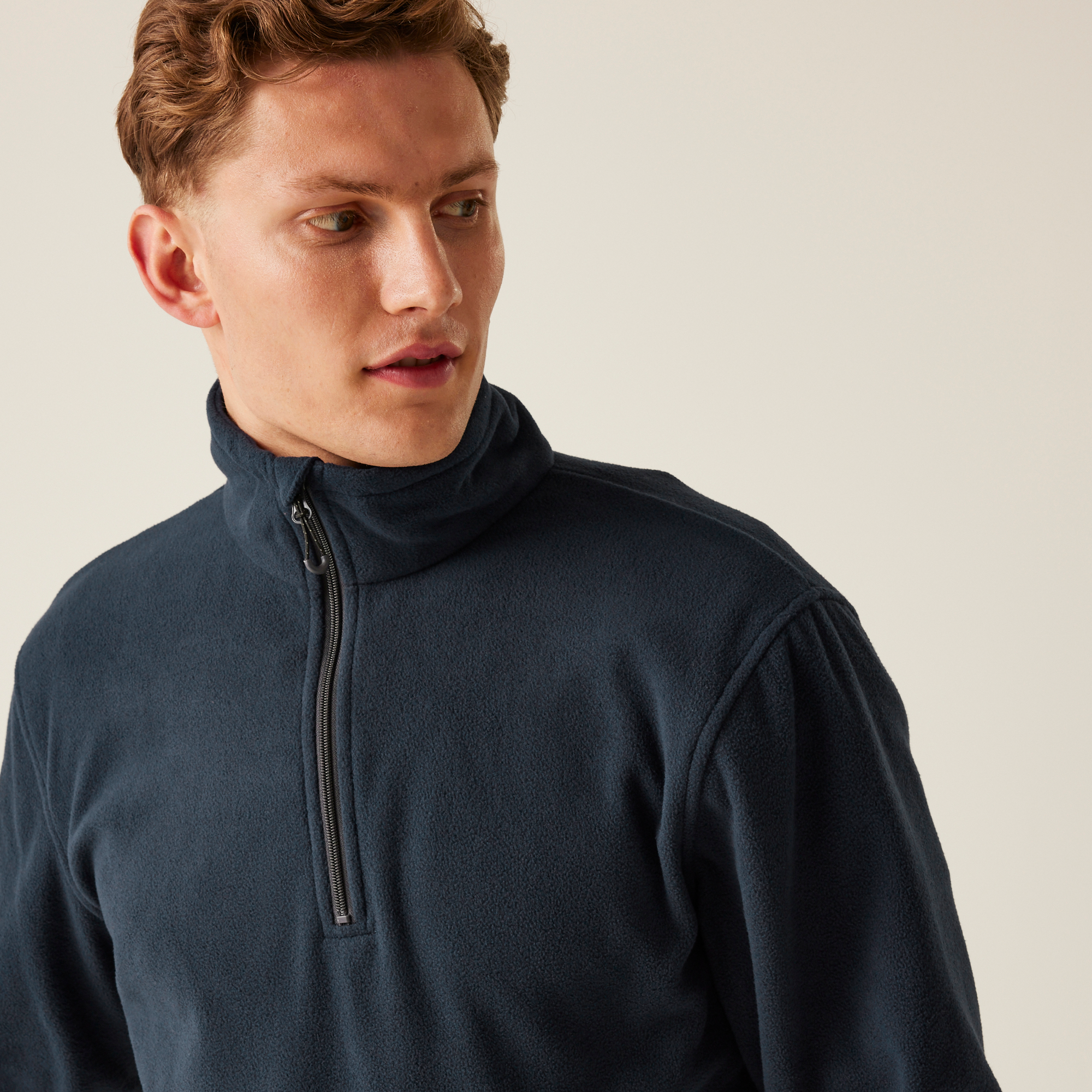 RECYCLE MICRO FLEECE HALF ZIP JACKET | OVY