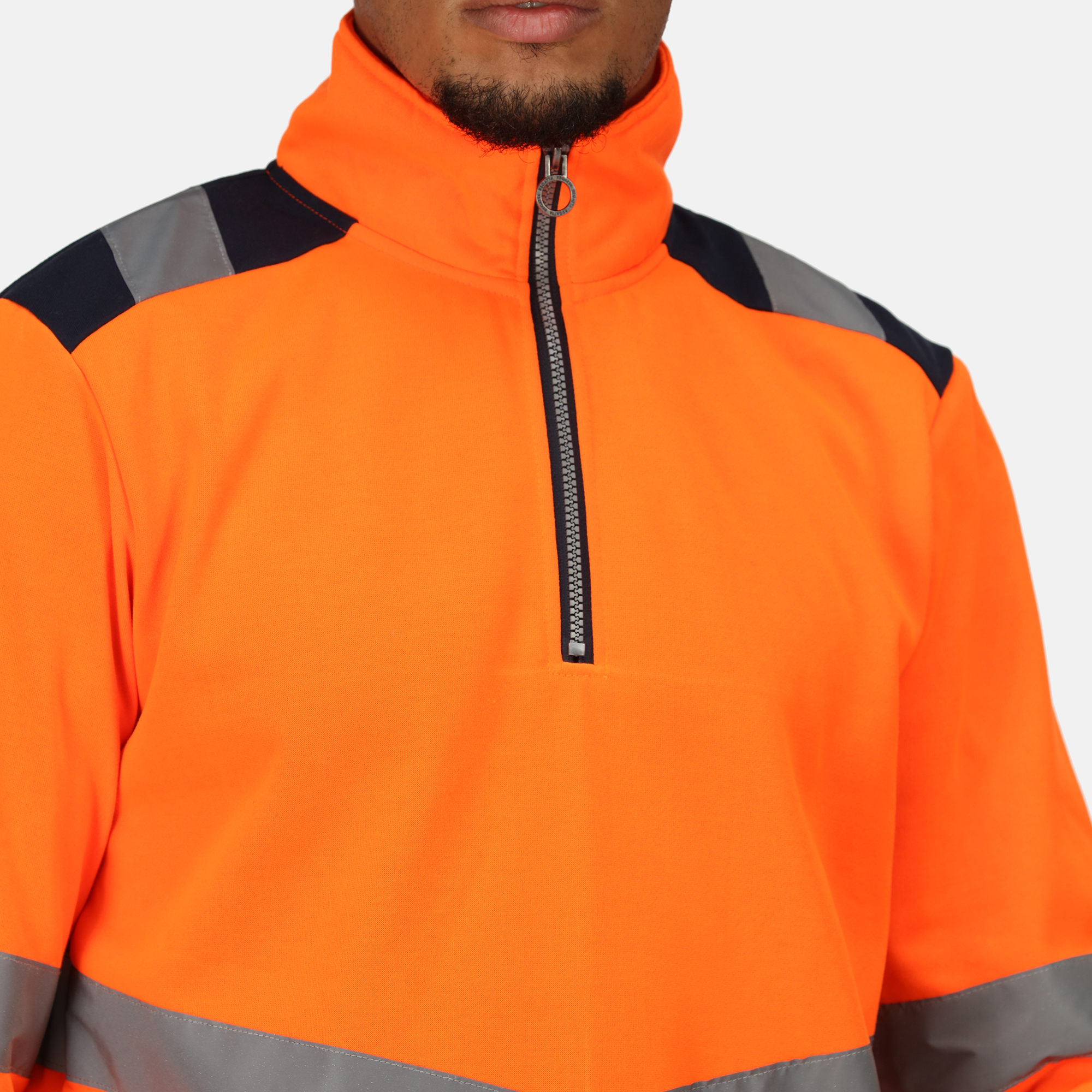 HI-VIS PRO QUARTER ZIP SWEAT TOP - Regatta Professional