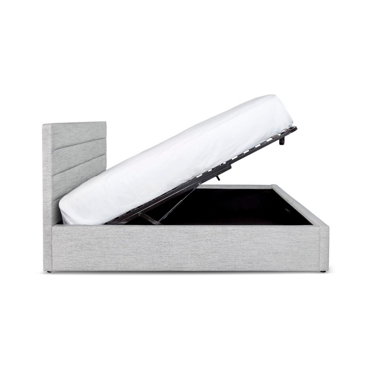 Justin Queen Storage Bed Tall - Cream