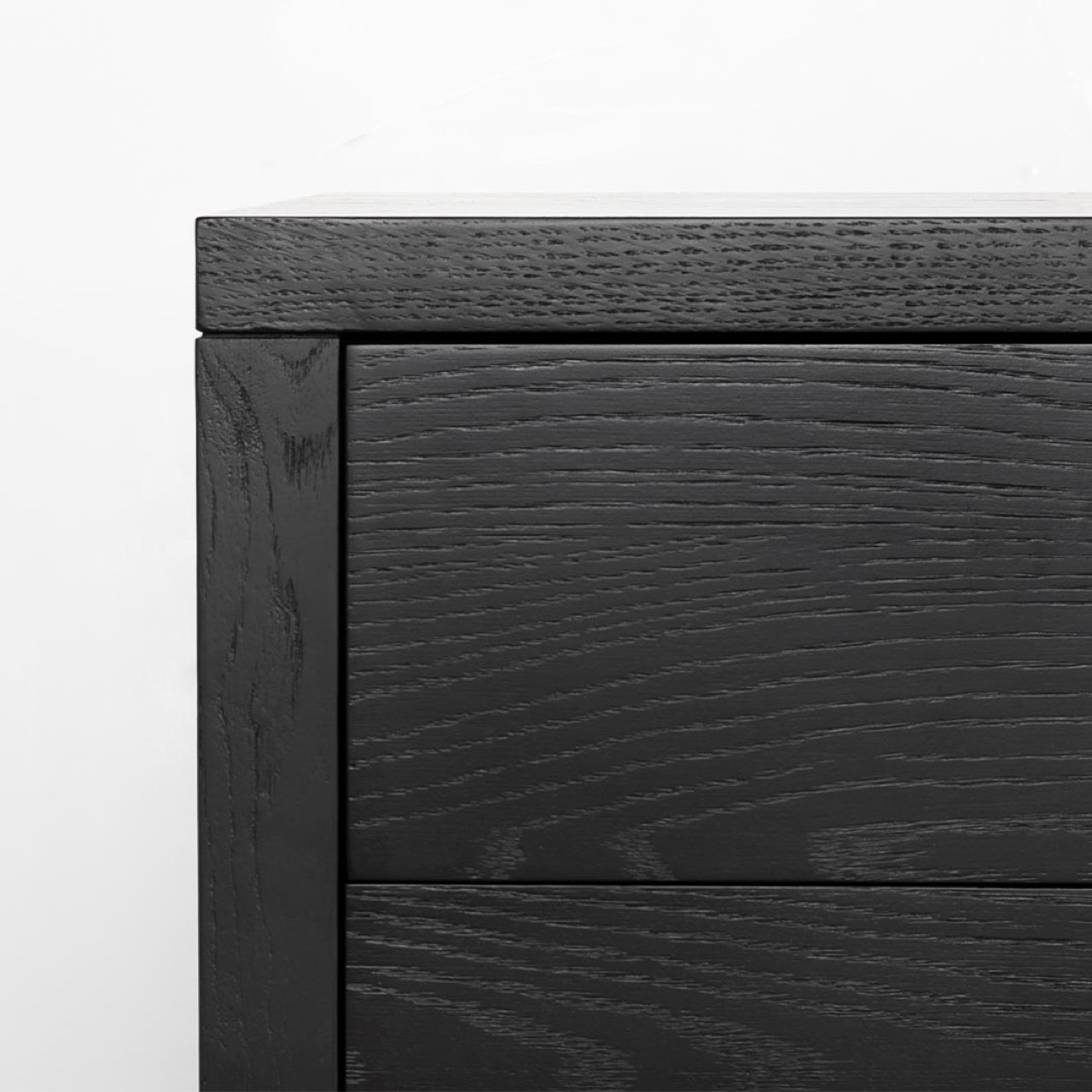 【送料無料】３点セット/ Vintage Style Dresser Hara 3 Drawer Dresser - Black