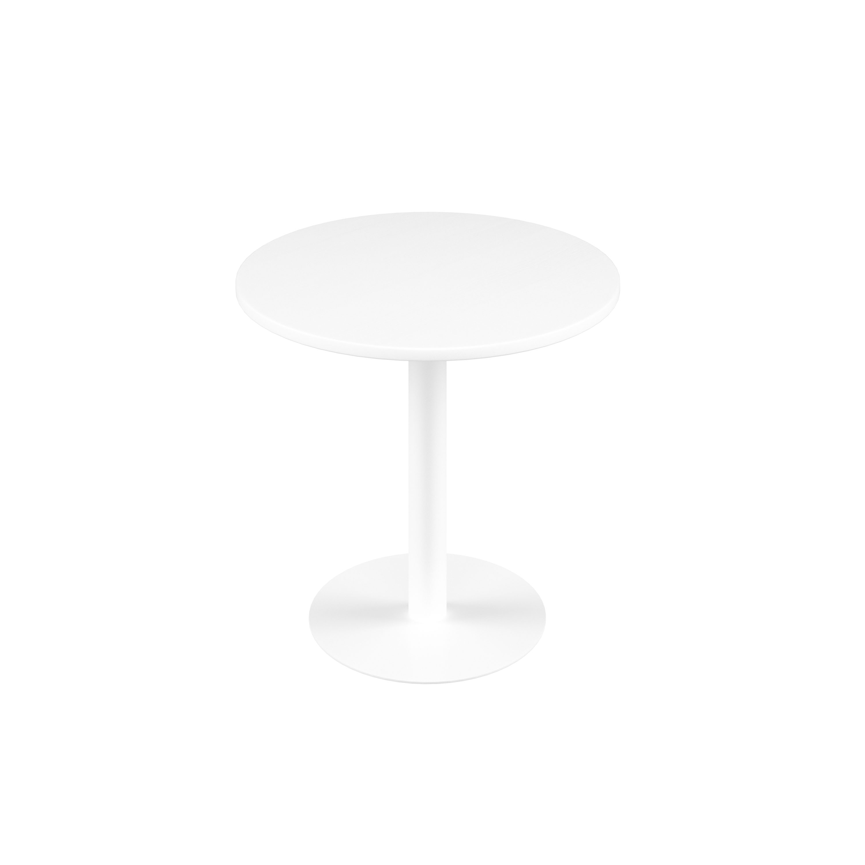 Contract Table Mid | 600mm | White/White
