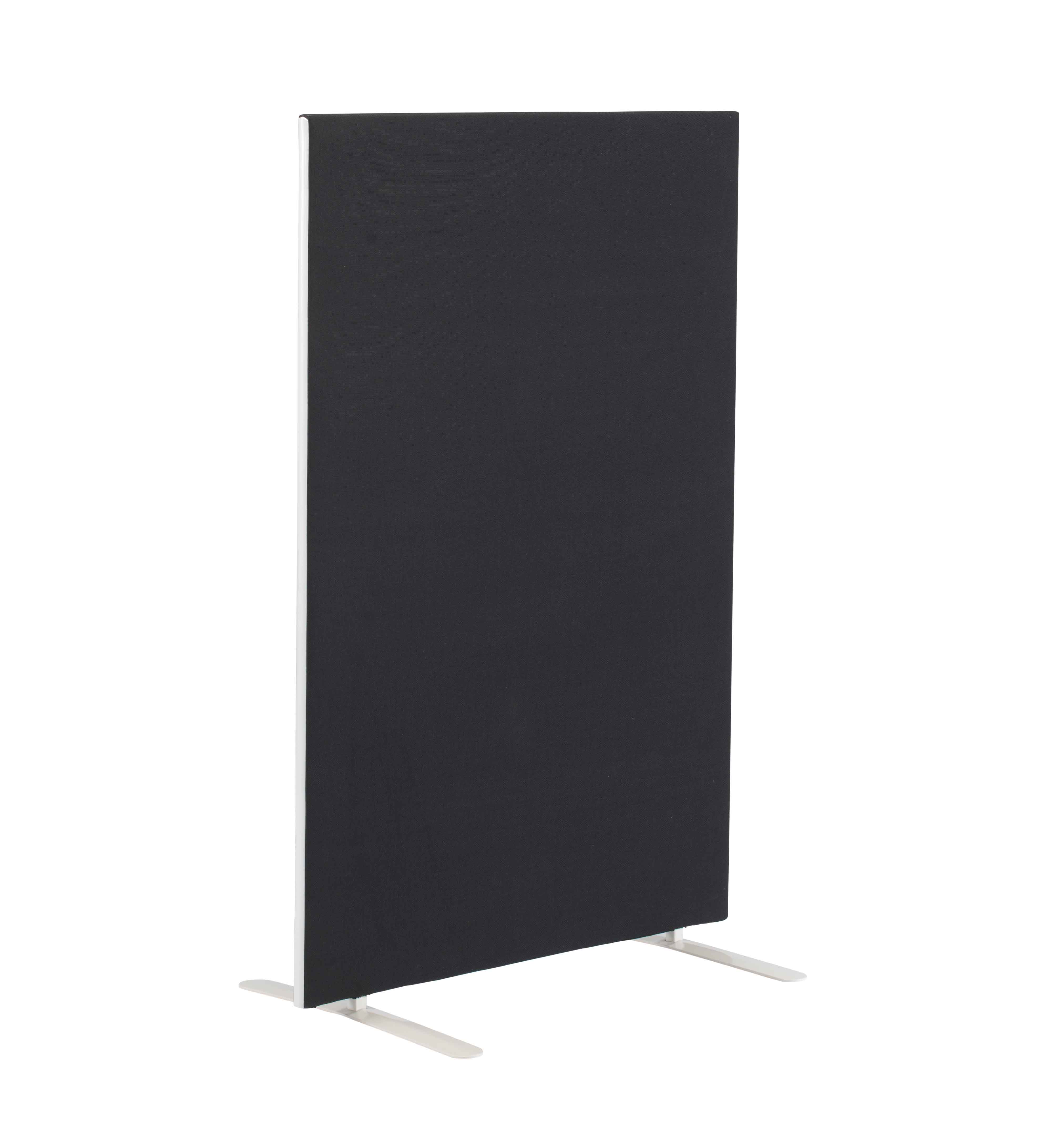 Floor Standing Screen Straight | 1200W X 1600H | Black