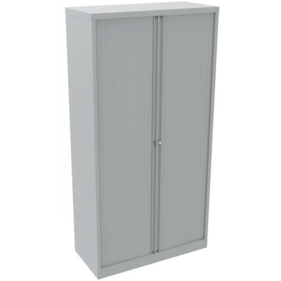 Bisley Essentials Steel Tambour with Side Open | 198.5 | Light Grey