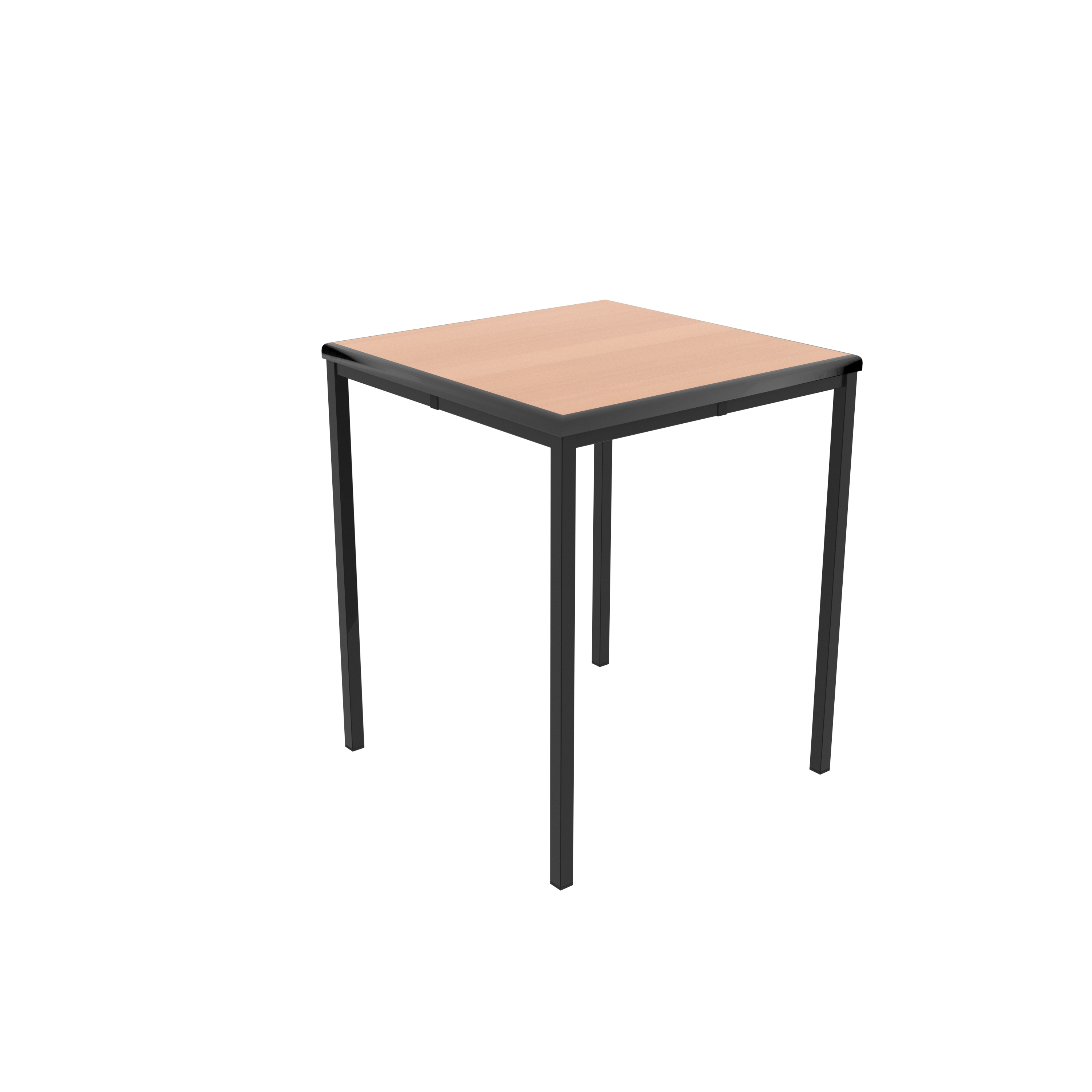 Titan Table | 600 X 600 X 760 | Beech/Black