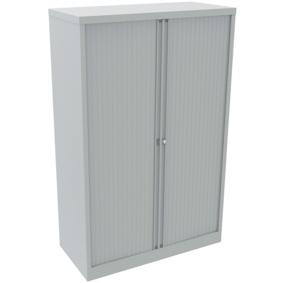 Bisley Essentials Steel Tambour with Side Open | 158.8 | Light Grey