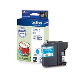 Brother LC22UC Cyan Ink Cartridge