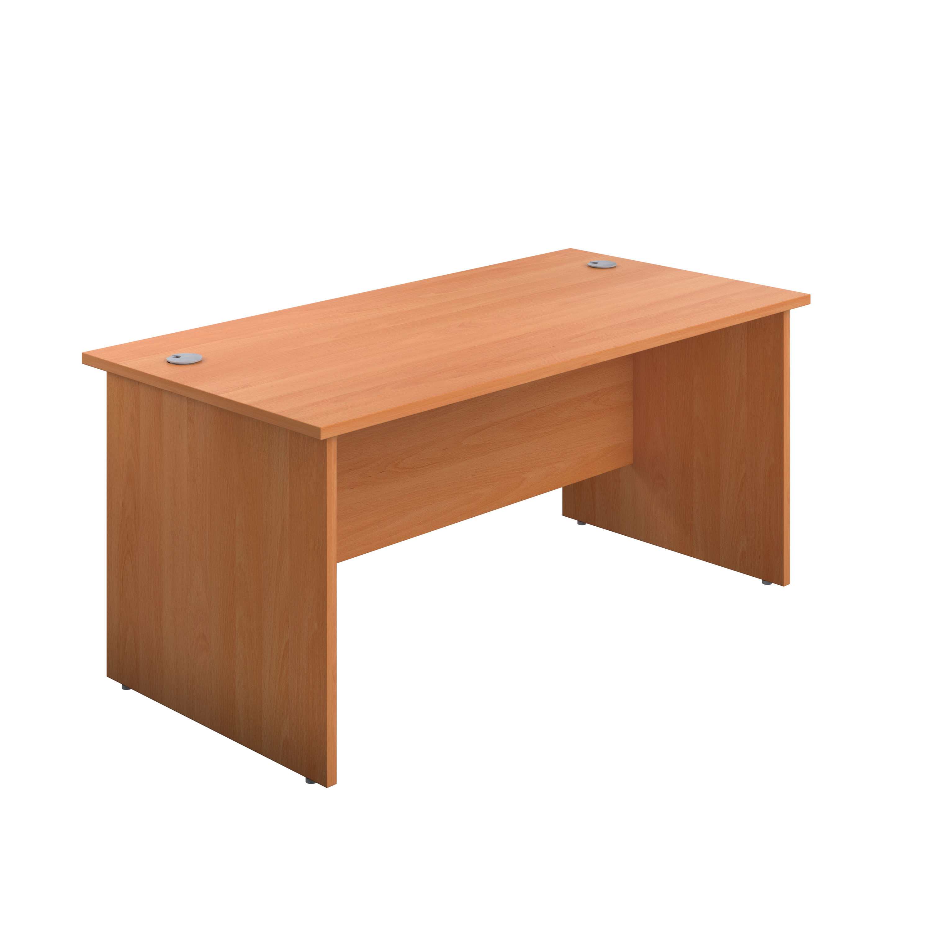 Panel Rectangular Desk | 1600X600 | Beech