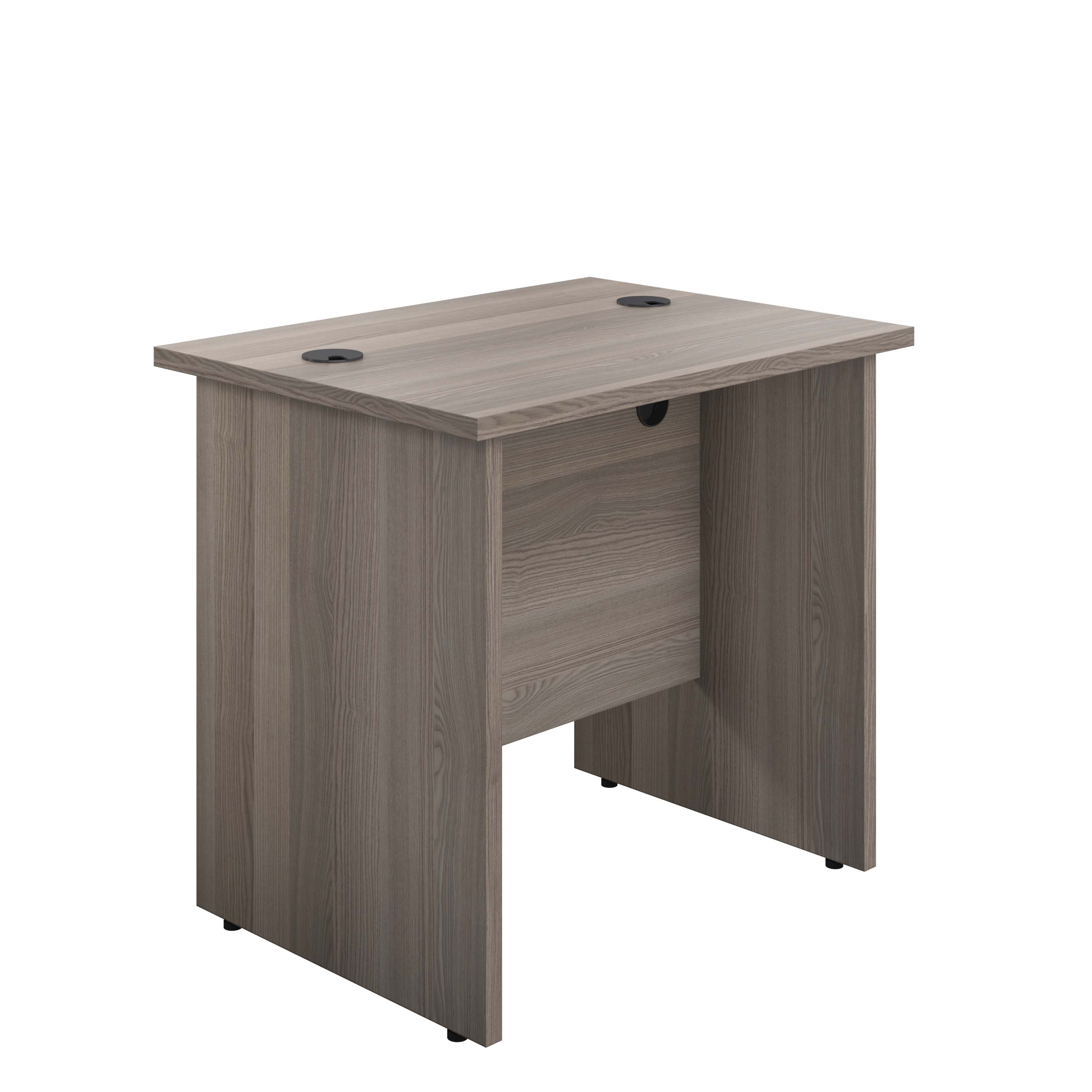 Panel Rectangular Desk | 800X600 | Grey Oak
